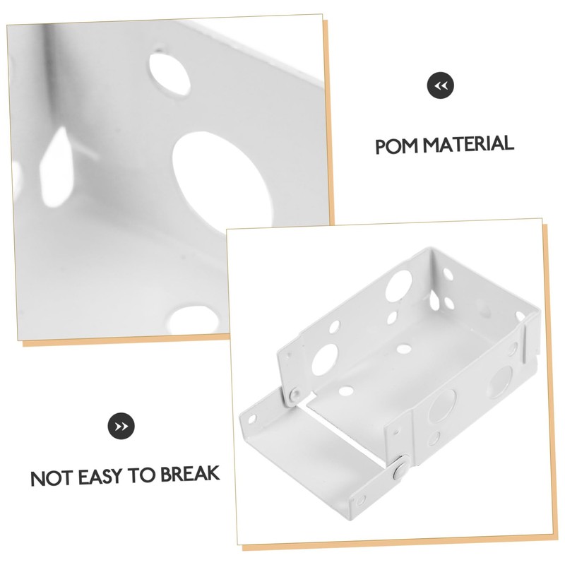 ULTECHNOVO 6Pcs Low Profile Blinds Brackets Window Blinds Headrail Holder