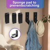 6 Pcs Folding Coat Hooks, 3 in Heavy Duty Foldable