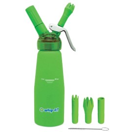 Whip-It! Whip it Inspire cream dispenser chargers canister 500ml Transparent 16oz 1/2 ltr - Green