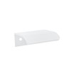 Tsnamay 2Pcs 1.97" White Arc Surface Pull,White Edge Pulls Furniture
