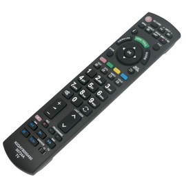 VINABTY N2QAYB000490 Replacement Remote Control Suitable for Panasonic Plasma TV Viera Txpf42g20s Txpf46g20s Txpf50g20s TX-P42G20 TX-P42VT20 TX-P65VT20 TX-P50G20E TX-P50G20 TX-P50G20 TX-P50G20