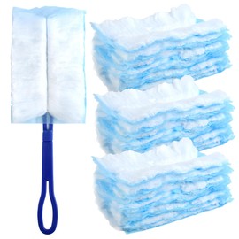 OctBird Pack of 30 Dust Magnet Refill Pack, Dust Magnet with 1 Handle, Cloths for Dust Magnet for Home, School, Office, Removes Dust Hair, Dust Wiper, Microfibre Dust Cloth Set 11.5 x 18.5 cm