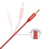 AKORD 2 m 3.5 mm AUX Audio Cable - Red