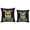 For man with grillz teeth with Grills teeth Throw Pillow