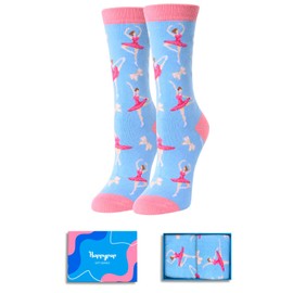 HAPPYPOP Dancer Gifts Ballet Gifts Ballerina Gifts, Dance Teacher Gifts Dancing Gifts, Dance Socks Ballet Socks For Women Dance Socks For Dancers