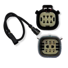 AUTO OCCASION Oxygen O2 Sensor Extension Harness 6 Pin with 25.39'' Compatible with Ford Mustang 1Pack