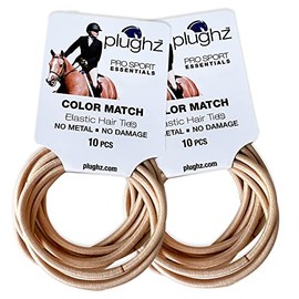 Plughz Color Match 20 Hair Ties (Blonde)