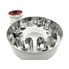 JOKUMO 11 Piece Round Linzer Cookie Cutter Set – High