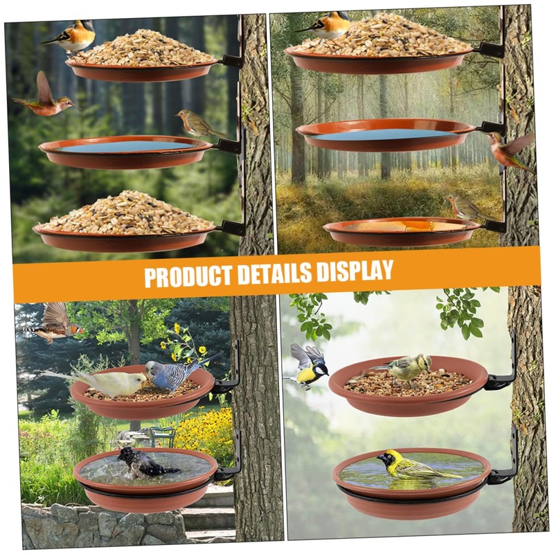 CIYODO Bird Feeding Device Decorative Bird Feeder Parrot Feeder Large