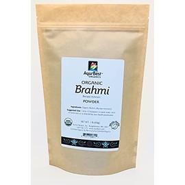 Ayurbest Organics - Brahmi powder, Organic USDA certified, Kosher - Bacopa monnieri (1 lb)