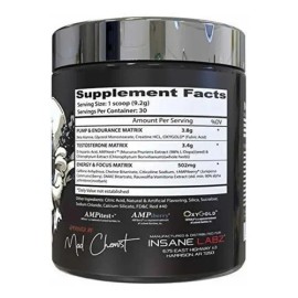 Pre Entreno Insane Labz Psychotic Test 30 Servicios Dlc Pt1 Sabor Uva                                                                                 
