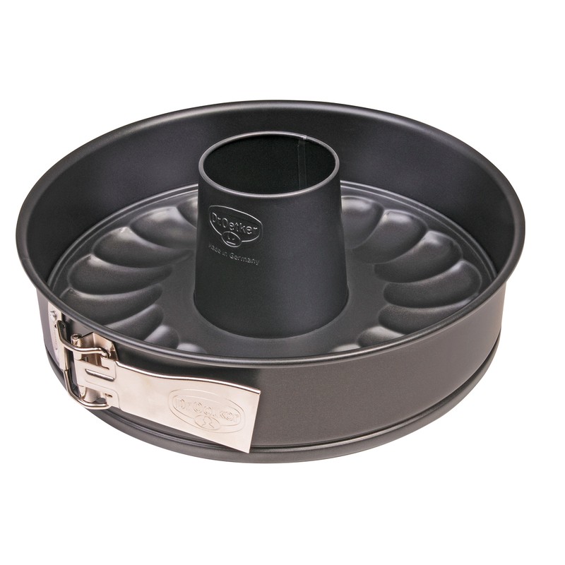 Dr. Oetker Tradition 24 cm 2-Base Non-Stick Bakeware Springform, Black