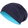 Hatstar Long Slouchy Beanie, 2-in-1 Reversible Jersey Hat in 45