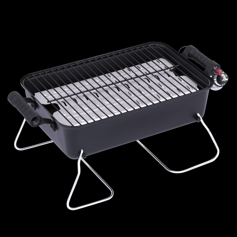 Char-Broil 11000 BTU 1-Burner Deluxe Portable Tabletop BBQ Propane Gas