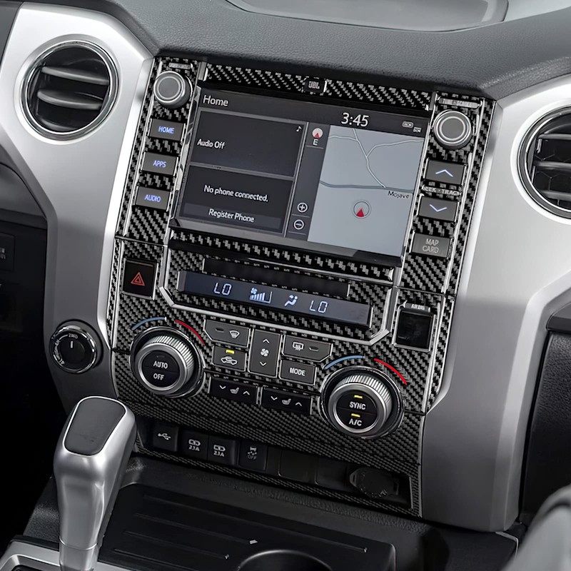 JUPIZEUS Carbon Fiber, Compatible with Toyota, Center Control Navigation Screen