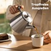 SILBERTHAL Stainless Steel Teapot with Strainer Insert (1L) Silver -