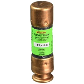 BUSSMANN FRN-R-8-8 Amp Fusetron Dual Element Time-Delay Current Limiting Fuse Class Rk5 250V Ul Listed (Pack of 1)