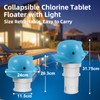 AHJ Solar Dosing Float Pool, 24 cm Dolphin Chlorine Float