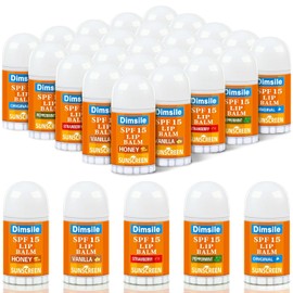 50 unidades de mini bálsamos labiales de protección solar a granel, tamaño de viaje, verano, 15 necesidades de playa, protector solar esencial de verano, sin fundición blanca, bálsamo labial de viaje, protector solar para labios para protección solar