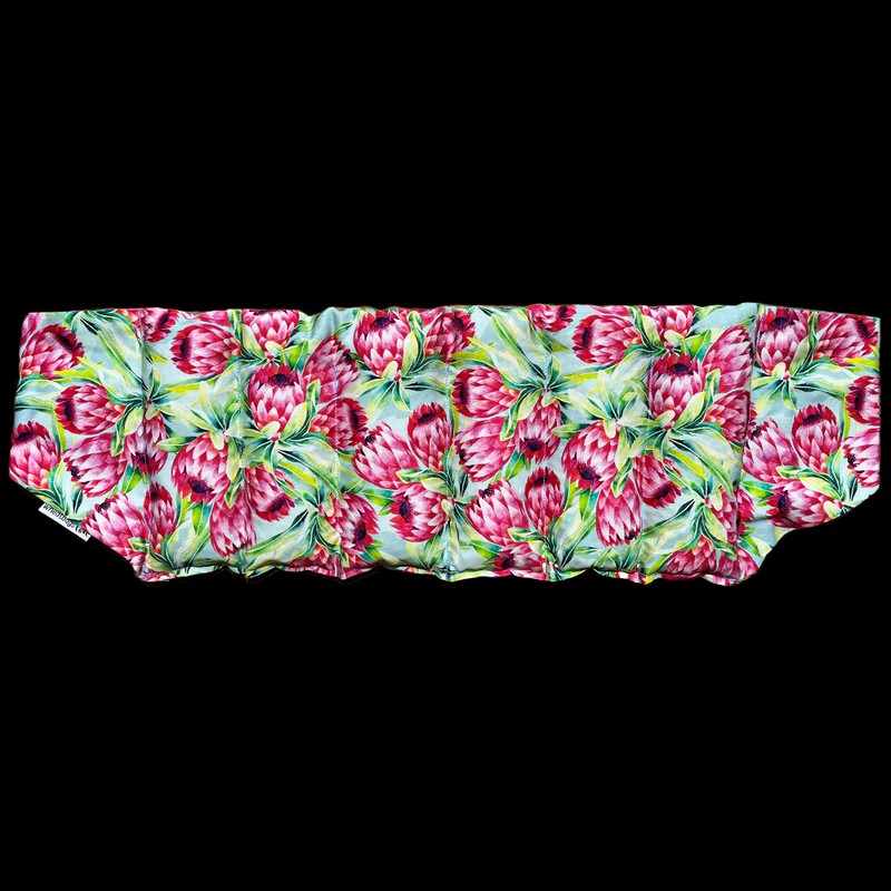 Wheatbags Love Wrap Around Heat Pack, Groovy Flowers Black