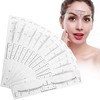 100pcs / set desechable regla de ceja maquillaje Microblading ceja