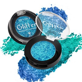 Metallic Duo Chrome Eyeshadow Make-Up, High Pigment Blue Purple Green Multichrome Eyeshadow Shimmer, LongWear Wonderful Colour, Bright and Vibrant Glitter Eyeshadow, No Wrinkles, Talc Free