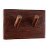 47th & Main Wall Mounted Hook Mango Wood 2-Peg Hook,
