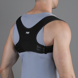 Wearing posture correction band 5002 Correct posture, bent back, shoulders, back straightening, body shape correction, finding hidden keys, 5002 posture correction band Black XL 2ea