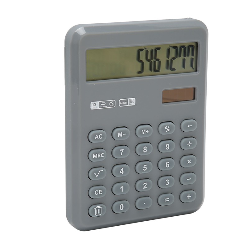 Calculator with Notepad 12 Digits Large Display Support Solar and