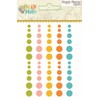 Simple Stories You Are Here Enamel Dots Embellishments,