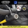 Artago 871A/B Steering Wheel Brake Pedal Lock, Yellow, Key Lock,