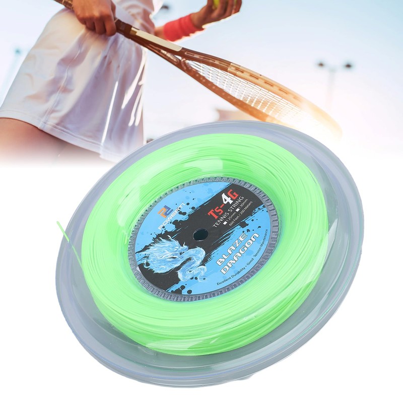 Yunir Tennis String Reel, 200m Polyester Tennis Racket String with
