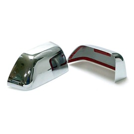 S SIZVER Chrome Towing Door Mirror Covers Compatible with 2017-2020 ord F250/F350/F450