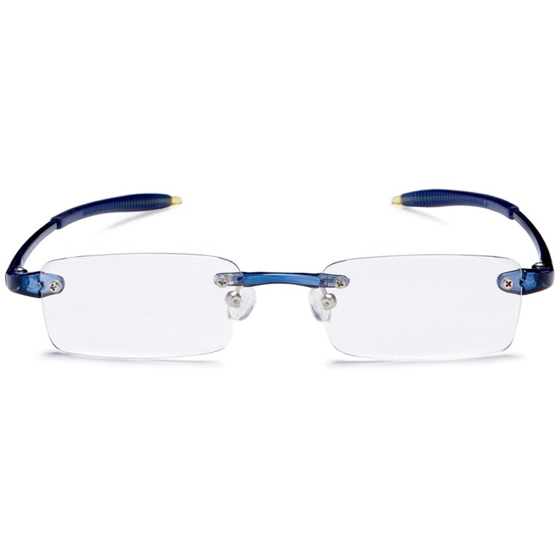 Visualites 1 Reading Glasses,Navy Frame/Clear Lens,1.75 Strength