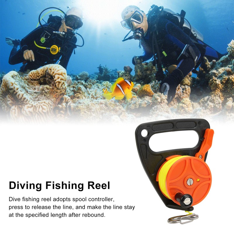 Dive Reel with Thumb Stopper, Diving Reel with 150ft High