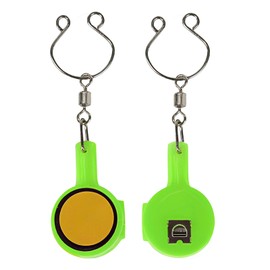 Qwrqwr 2PCS Fishing Gear Knot Tying Tool Strong Cover Hooks for Angler Experts Beginners Carp Fish Accessories for Leisure and Travel Use (Green)