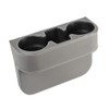 Gray Multifunctional Car Cup Holder Car Seat Organizer Gap Filler