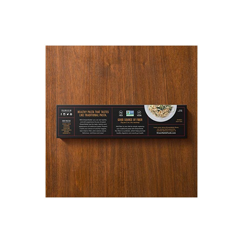Dreamfields Healthy Pasta Spaghetti Pack of 10 Non GMO Vegan