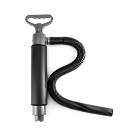 QWORK Bilge Pump with Reversible Hose, Manual Bilge Pump, Hand Water Pump, Portable Kayak Hand Water Pumps with Reversible Hose, for Emergency Dewatering On Small Boat, Canoe or Dinghy, 15.5"