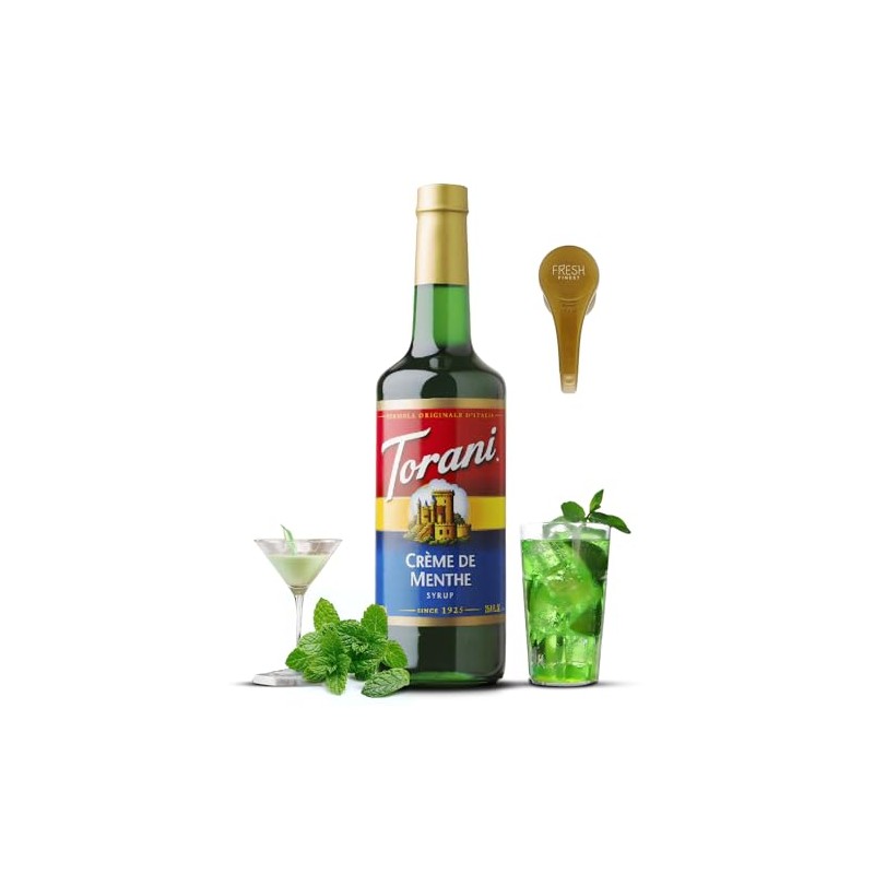Fresh Finest Jarabe de crema de menta para café y