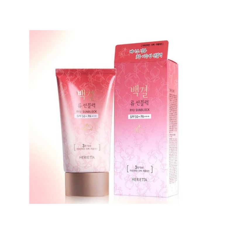 Herieta 과일나라 헤리에타 백결 류 선블럭 60g/자외선차단 Fruitland Herieta Baekgyeol
