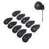 10PCS Golf Club Head Cover PU Leather Protective Abrasion Resistant