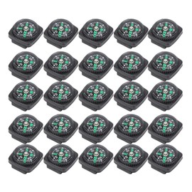 RiToEasysports 25Pcs/Pack Bracelet Compass, Mini Compasses for Survival Watch Band Paracord Bracelet Outdoor Survival Tool For Outdoor Camping Hiking Other Climbing Camping Supplies Hiking Camping