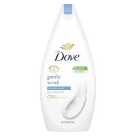 Dove Gel de Ducha Exfoliante Sin Sulfato SLES y Con Hidratantes Vegetales e Ingredientes de Origen Natural 500 ml
