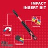 GEINXURN Impact Tough 3Inches #2 Square Insert Driver Bits,15Pack Magnetic