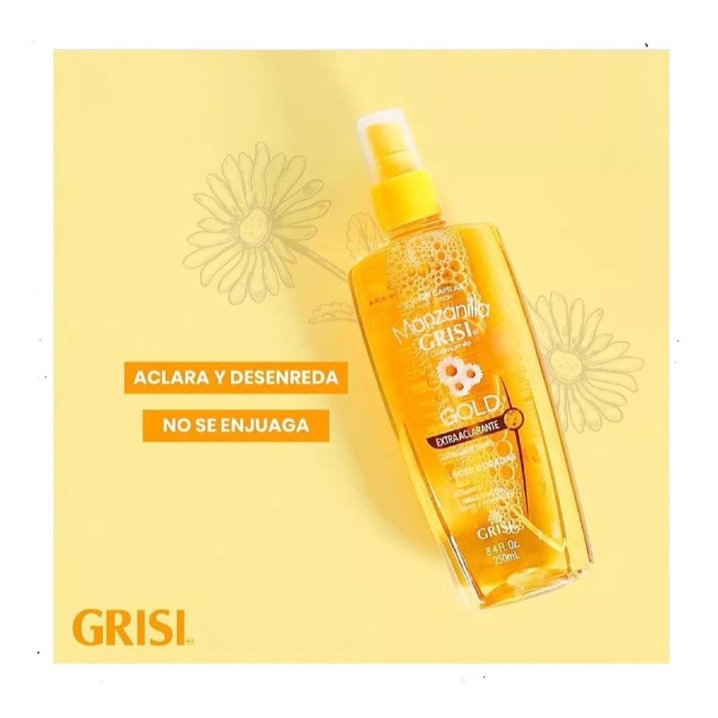 Grisi Kit Aclarante De Cabello Grisi Manzanilla Loción Y Shampoo