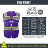OPLERAI Safety Vests with 6 Pockets and Zipper ANSI Class