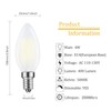 Lamsky E14 LED Bulb European Base 4W LED Chandelier Light