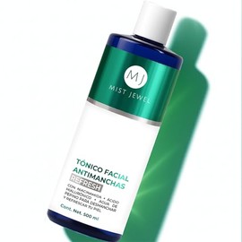 MIST JEWEL Tonico facial anti-manchas e hidratante REFRESH facial | Niacinamida, Ácido Hialurónico, Vit E y C y agua de pepino hidrata y prepara tu pi