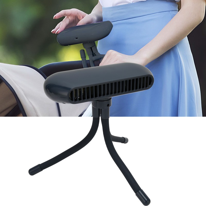 Stroller Fan Mini Handheld 4 Speed USB Battery Operated Baby